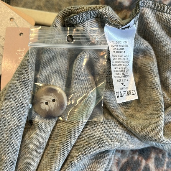 Como Vintage Animal Print Cheetah Super Soft Knit Dress NWT XL - Picture 6 of 7